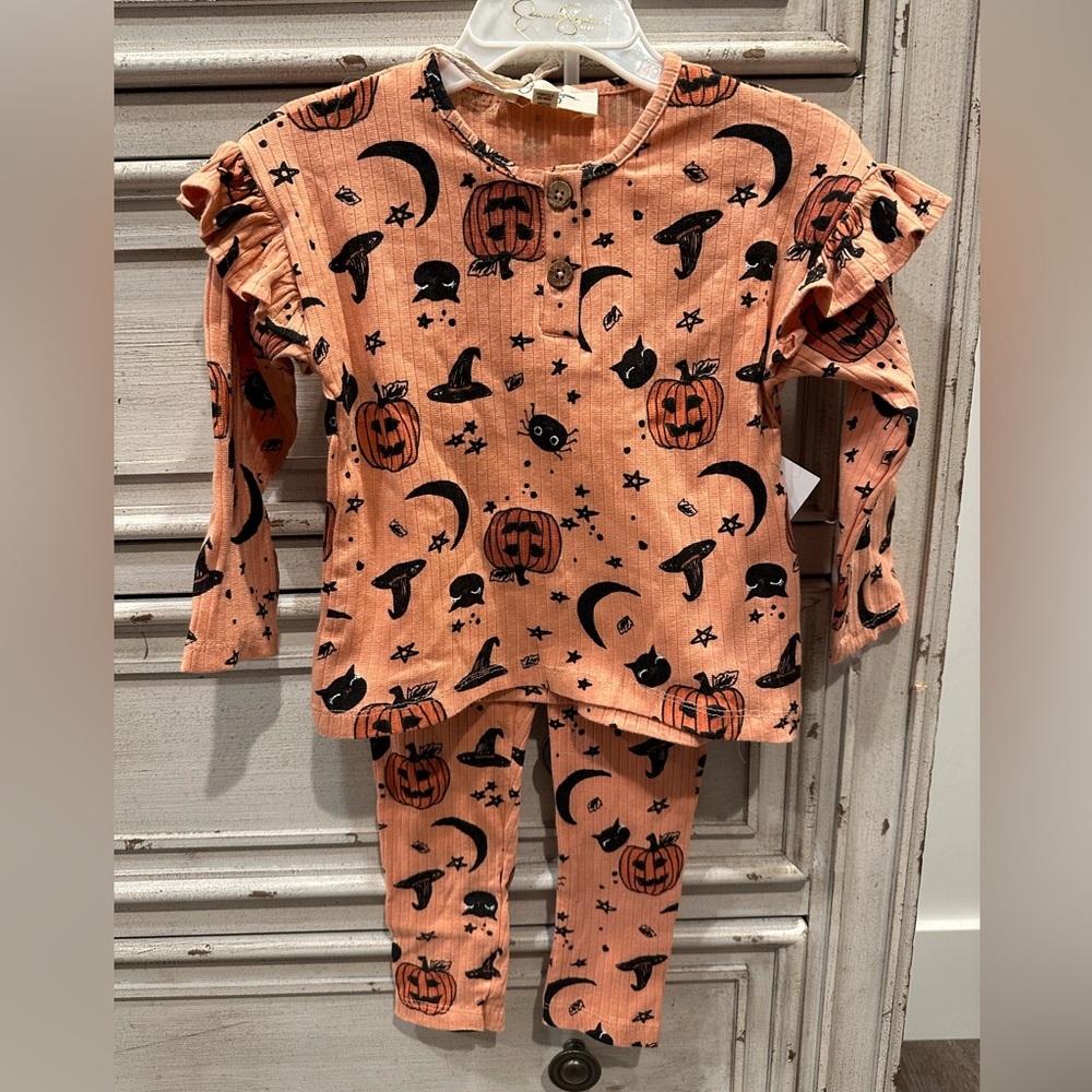 Jessica Simpson Halloween Baby Shirt and Pants Set NWT